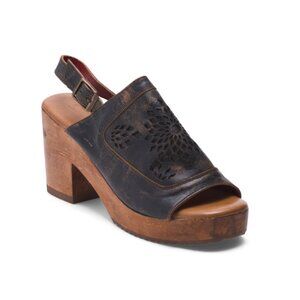 BED/STU Black/brown Made In Mexico Leather Jinkie Heels